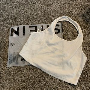 SHEIN white crop top